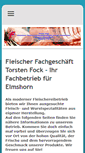 Mobile Screenshot of fleischerei-fock.de