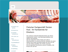 Tablet Screenshot of fleischerei-fock.de